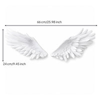 Angel Wings Wall Decor 3D Wing Wall Decor Sculpted Layered for Homeowners, Living Room, Bedroom