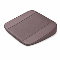 Raised Back Wedge Booster Cushion Perforated Car Seat Booster Cushion Breathable Auto Seat Pad Sewn Seams