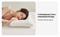 Pressure Relief Design Pillow with Ear Hole Breathable Material Ear Piercing Pillow Skin-Friendly for Earphone Users, Sleeping, Napping