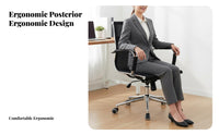 Mesh Rear Rotating Chair Adjustable Height Office Furniture Ergonomic Design for Students, Conference Room
