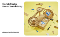 DIY Project Cardboard Roller Coaster STEM Learning Modular Force of Attraction Track Develops Problem-Solving Skills Educational Toy Pre-Cut Parts for Students, Teachers, Family Activity, Science Fair, Classroom, Playroom