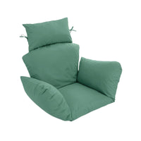 High-Back Hanging Chair Cushion Comfortable Egg Chair Cushion Luxurious Ergonomic