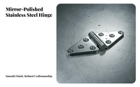 Stainless Steel Triangle Hinge Sturdy Duty Flag Hinge Professional Hardware Rust Resistant Rustproof