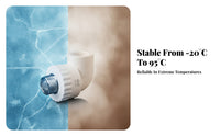 White Plastic Thread Adapter Ribbed Collar PPR Elbow Fitting Male Threaded Elbow Fitting