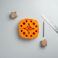 4 Pieces Quick Positioning Router Corner Radius Template Long-Lasting ABS Material Woodworking Corner Radius Jig Set Multiple Sizes Included Compact and Portable for Woodworkers, Carpenters