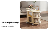 Multi-Tier Storage Cart Universal Wheels Mobile Drawer Cart Mobile Drawer Organizer Multipurpose Plastic Storage Trolley