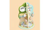 Educational Color Sorting Toy Multifunction Wooden Montessori Bead Board Screen-Non-Digital for Toddlers, Preschoolers, Kindergarten