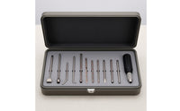 Long Metal Shafts Grand Piano Adjustment Kit Black Cylindrical Handles Piano Regulation Kit Textured Grip