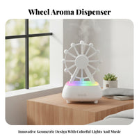 Rotating Desktop Wheel Humidifier Mist Output Room Accessory for Bedroom