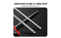 T-Handle Hex Key S2 Alloy Steel T-Handle Allen Wrench Set High Hardness Ball End Hex Wrench for Professionals, Mechanics, Home Repair, Garage, Factory