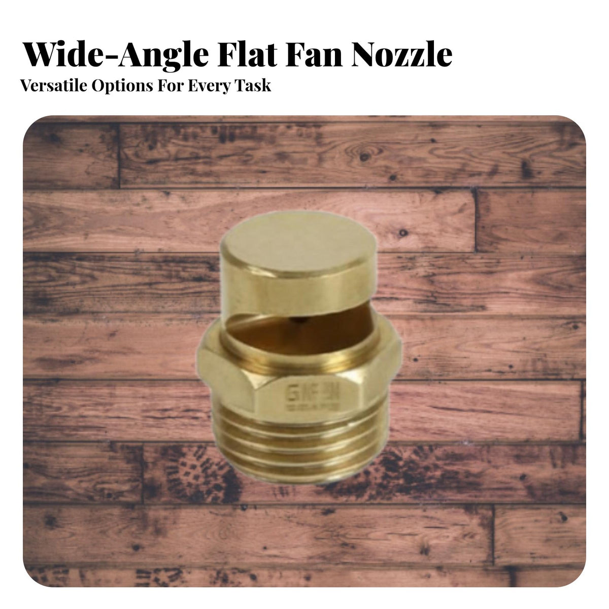 170 Degree Fan Spray Head Rust and Wide Angle Spray Nozzle Uniform Coverage Wide Angle Fan Nozzle for Agricultural Spraying