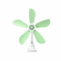 Attach on Fan Versatile Mounting Desk Attach Fan Cooling Appliance Adjustable Angle Easy to Clean for Office
