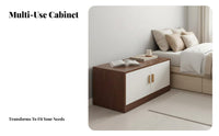 Modern Design Long Lift-Top Cabinet Multi-Functional Lift-Top Storage Bench Multifunctional Household Furniture Space-Saving for Apartment Dwellers, Homeowners, Families, Bedside, Bedroom, Foot of Bed, Entryway