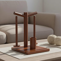 Wooden Yarn Stand Tangle-Unobstructed Yarn Spool Rack Easy to Use for Crocheters