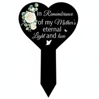 Acrylic Memorial Sign Waterproof Bereavement Marker Easy To Use Cemetery Decoration for Pet Owners, Burial Site