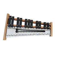 27-Note Xylophone with Mallets Lightweight Xylophone Percussion Kit Portable Percussion Instrument Set for Classroom