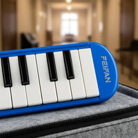 Includes Mouthpiece and Tube 37 Key Melodica Engraved Notes on Keys Mouth Organ Keyboard No Batteries Required Musical Instrument for Classroom
