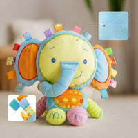 Stuffed Toy with Tabs Soft Stuffed Elephant Toy Floppy for Indoor Play
