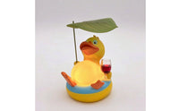Duck Night Light Warm Glow Duck Lamp with Leaf Canopy Cute for Desk, Kids, Teens