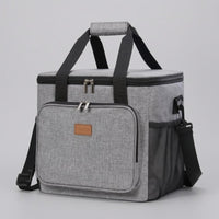 Insulated lunch Bag Oxford Cloth Soft-Sidedlunch  Bag Front Ziplunch  Container Carrier for Camping