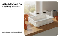 Plant Propagation Box Thickened Plastic Ling Tray with Humidity Dome Ling Propagation Box Sturdy & Reusable