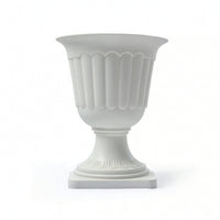 Floral Vase with Pedestal Fluted Decorative Vase Classic for Weddings, Florists