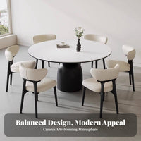 Modern Design Upholstered Side Chair Fully Assembled Indoor Seating Ergonomic Backrest Household Furniture Sturdy & Stable for Homeowners, Restaurant Owners, Interior Decorators, Dining Room, Kitchen, Reception Area, Home Office
