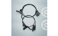 Hydraulic Disc Brake Kit Front and Rear Bike Disc Brake Kit Cable Brakes for Cyclists, Mountain Bikers, Road Bikes