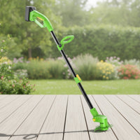 Telescoping String Trimmer with Battery and Charger Adjustable-Angle Cordless String Trimmer Electric Garden Tool Lightweight for Homeowners, Gardeners