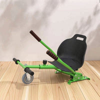 Compact Kart Frame with Seat Padded Drift Kart Chassis for Garage Projects