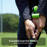 2-in-1 Design Golf Swing Coach Instant Feedback Golf Grip Training Aid Indoor Outdoor Use for Beginners, Driving Range