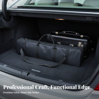 Padded 7-Compartment Flute Bag Water 76cm Instrument Bag Bamboo Flute Case Two Carry Choices Chinese Dizi Carrying Case