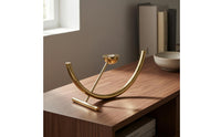 Stainless Steel Candle Holder Minimalist Decor Piece Angled Support