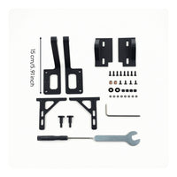 Enclosure Hinge Kit with Tools Easy Installation Hinge Plate Kit Heavy Duty Hardware for 3D Printer Enclosures, Equipment Cabinets