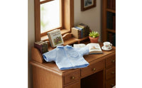 Casual Design Miniature Button-up Shirt with Pocket Short Sleeve Doll Top Toy Accessory for Hobbyists