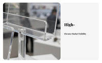 Anti-Skid Bottom Acrylic Glasses Stand Long-Lasting Acrylic Sunglasses Rack Sturdy for Retailers