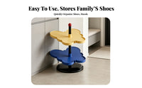 Home Storage Spherical Cap Open Shelf Design Shelf Shoe Rack 2-Tier