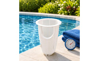 Reinforced Ribs Pool Filter Basket Wide Rim Tapered Filter Basket Tall Design Mesh Strainer