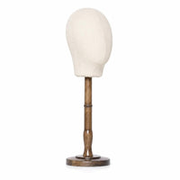 Mannequin Head with Stand Smooth Display Head with Stand Professional Hat Display for Retailers, Milliners, Shop Window