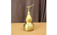 Brass Wu Lou Decorative Brass Gourd Golden for Office Desk
