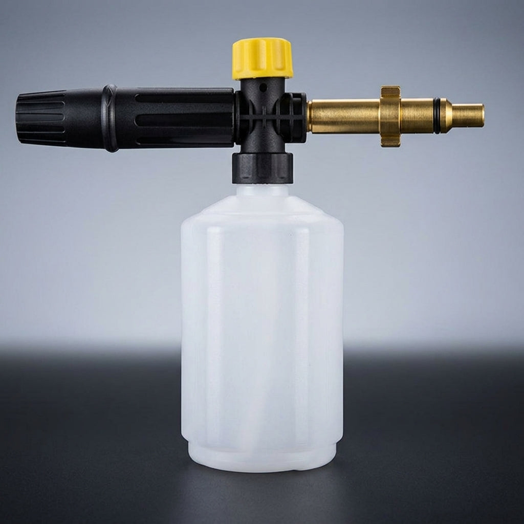Spray Bottle for Car Cleaning and Car Wash, Heavy Duty Pump Sprayer for Detailing, Foam Unit with Adapters, PVC Bundle with Adjustable Nozzle