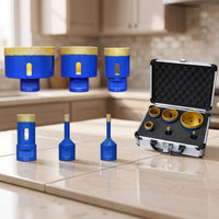 6 Pieces Diamond Hollow Dry Tool for Plumbers, Lavatory Renovation