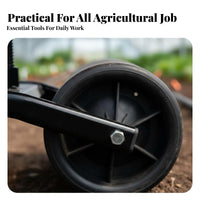 Agricultural Picking Cart Seat Labor-Saving Swivel Work Stool with Wheels