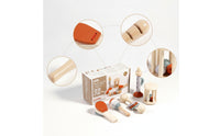 5 Pieces Wooden Percussion Instruments Pastel Percussion Toy Set Rhythm Instrument Set Natural Wood Wooden Music Toy