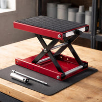 Motorcycle Lift Jack Metal Motorcycle Lift Table Easy to Clean Scissor Jack Surface for Mechanics