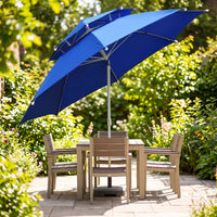 Tilt-Adjustable Patio Umbrella Large Patio Umbrella with Tilt Sun Shading for Homeowners, Vendors, Garden, Backyard, Beach