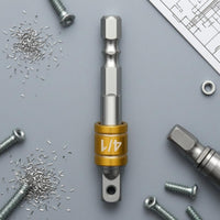 Cr-V Steel Hex Shank Adapter Bit Electroplated Hex to Square Adapter Anti-Detachment Socket Converter Forged Metal
