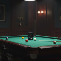 6 Pieces Billiard Drop Pocket Set Large Capacity Billiard Table Pockets TPE Material Pool Table Pockets for Game Room, Bar