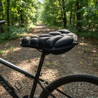 Inflatable Saddle Cover Shock Absorbing Inflatable Bike Seat Cover Anti Slip Sports Gear for Biking