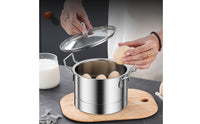 Stainless Steel Steaming Pot Thickened Body Cookware Induction Ready